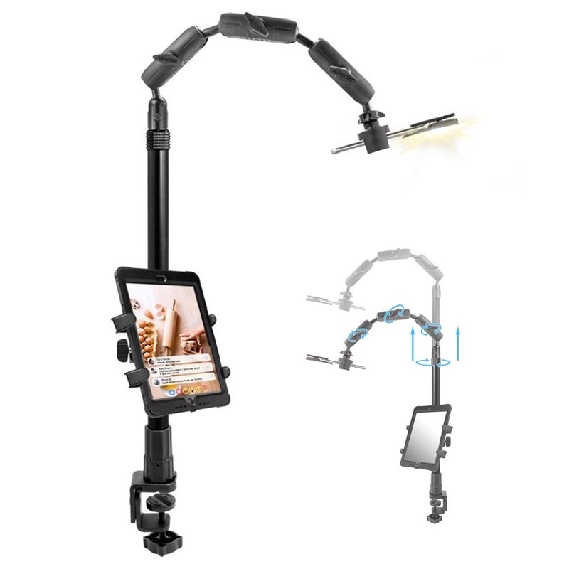 Arkon Remarkable Creators CLAMP Base 3in1 Phone and Tablet Stand with